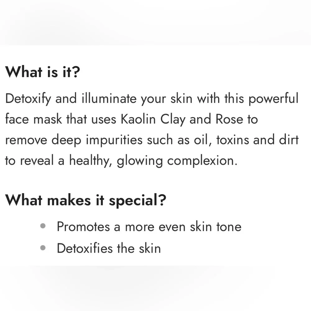 Here Beautiful | 2 Bundle Clay Detox Face Mask with Kaolin & Rose